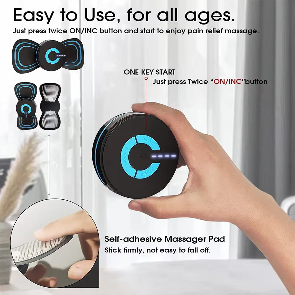 Intelligent Cervical Massage Stick Mini Neck and Shoulder Massager Mini Electric Portable Neck Massager