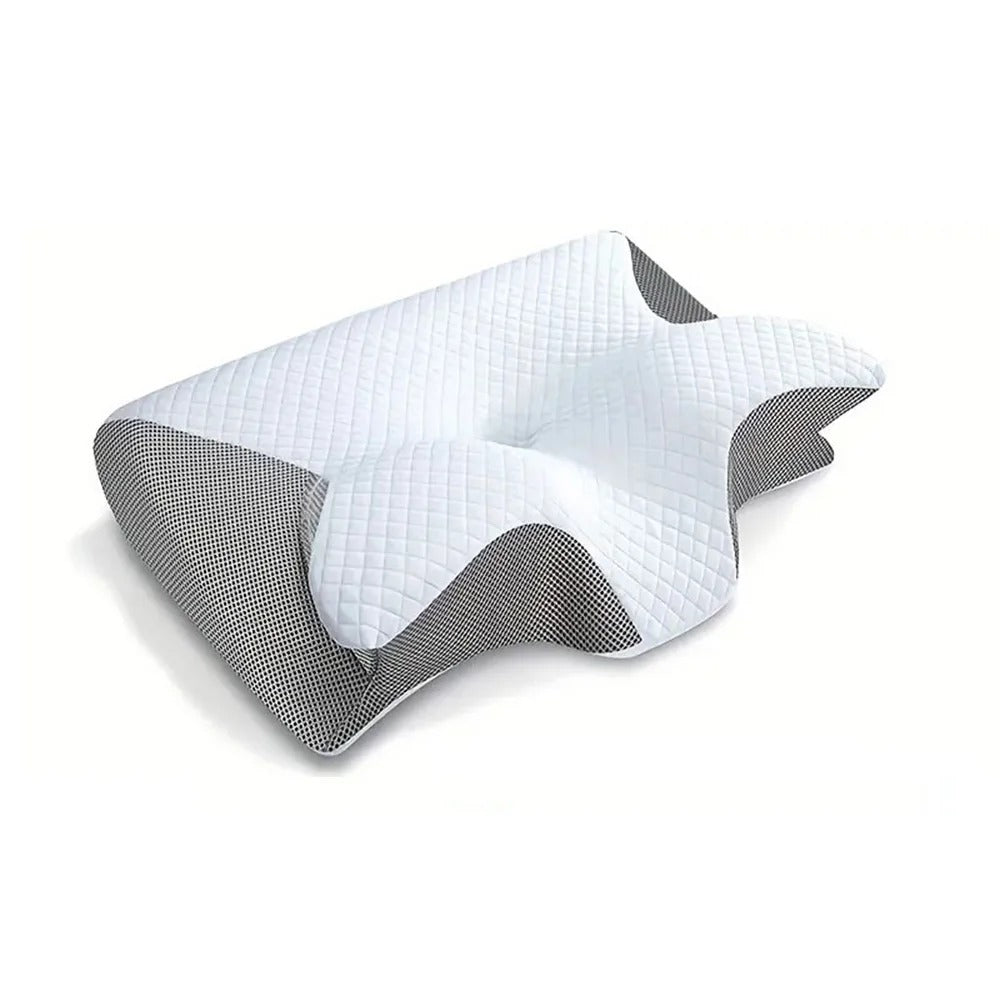 Butterfly Memory Foam Pillow - Ergonomic Neck Support for Side, Back & Stomach Sleepers Zenithral