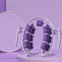 Zenithral body massage roller with red light therapy for lymphatic drainage and leg recovery, featuring textured surface for deep tissue massage.