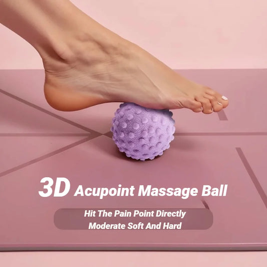 TPR Fascia Ball Raised Point Leg Massage Posture Master Yoga Waist and Back Foot Neck Membrane Peanut Sole Muscle Relaxation