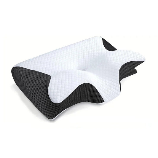 Butterfly Memory Foam Pillow - Ergonomic Neck Support for Side, Back & Stomach Sleepers Zenithral