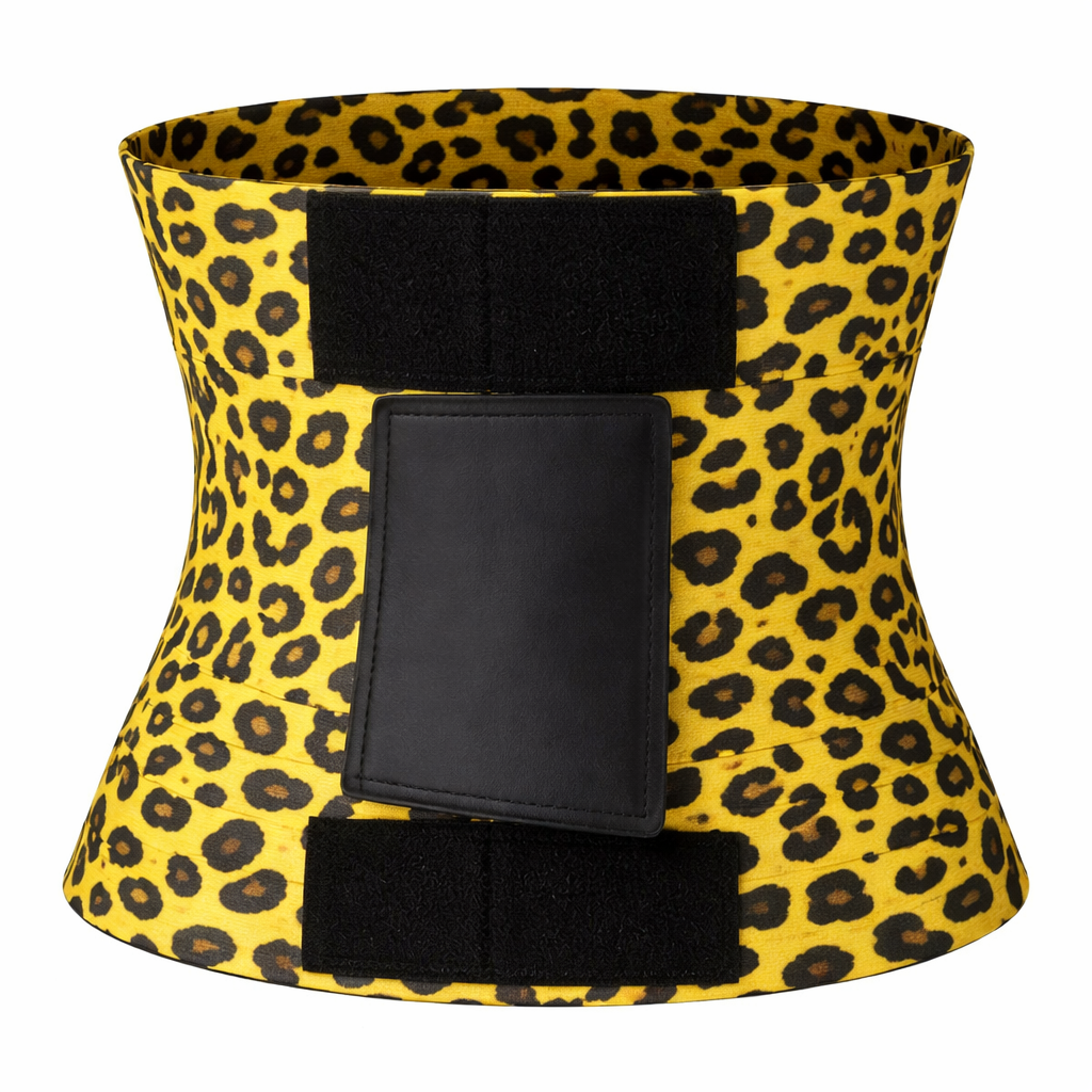 Zenithral triple wrap waist trainer belt showing adjustable abdominal support and compression for back support in XS–3XL sizes.