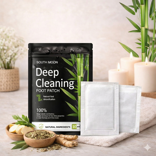 Zenithral Mugwort Herbal Detox Foot Patches with bamboo vinegar and ginger, shown in 10 and 20 pack sizes.