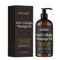Zenithral anti-cellulite massage oil in a 150ml or 240ml bottle, showing a natural, smooth texture for firming skin.