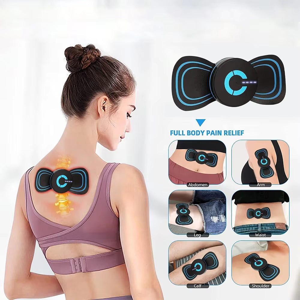 Intelligent Cervical Massage Stick Mini Neck and Shoulder Massager Mini Electric Portable Neck Massager