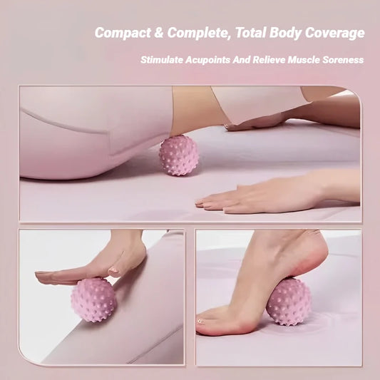 TPR Fascia Ball Raised Point Leg Massage Posture Master Yoga Waist and Back Foot Neck Membrane Peanut Sole Muscle Relaxation