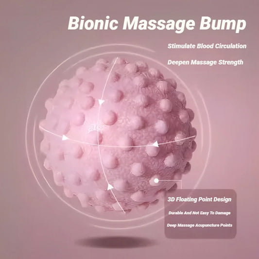 TPR Fascia Ball Raised Point Leg Massage Posture Master Yoga Waist and Back Foot Neck Membrane Peanut Sole Muscle Relaxation