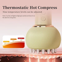 Electric Meridian Brush Lymphatic Drainage Massager for Limbs and Abdomen with Microcurrent, Heat, Vibration, and Light Therapy Zenithral