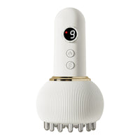 Electric Meridian Brush Lymphatic Drainage Massager for Limbs and Abdomen with Microcurrent, Heat, Vibration, and Light Therapy Zenithral