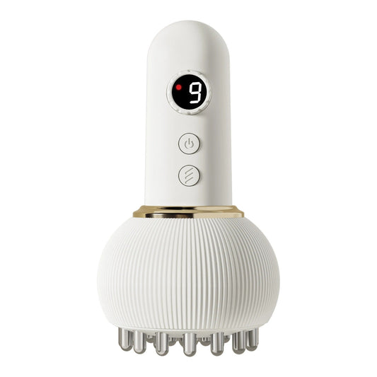 Electric Meridian Brush Lymphatic Drainage Massager for Limbs and Abdomen with Microcurrent, Heat, Vibration, and Light Therapy Zenithral