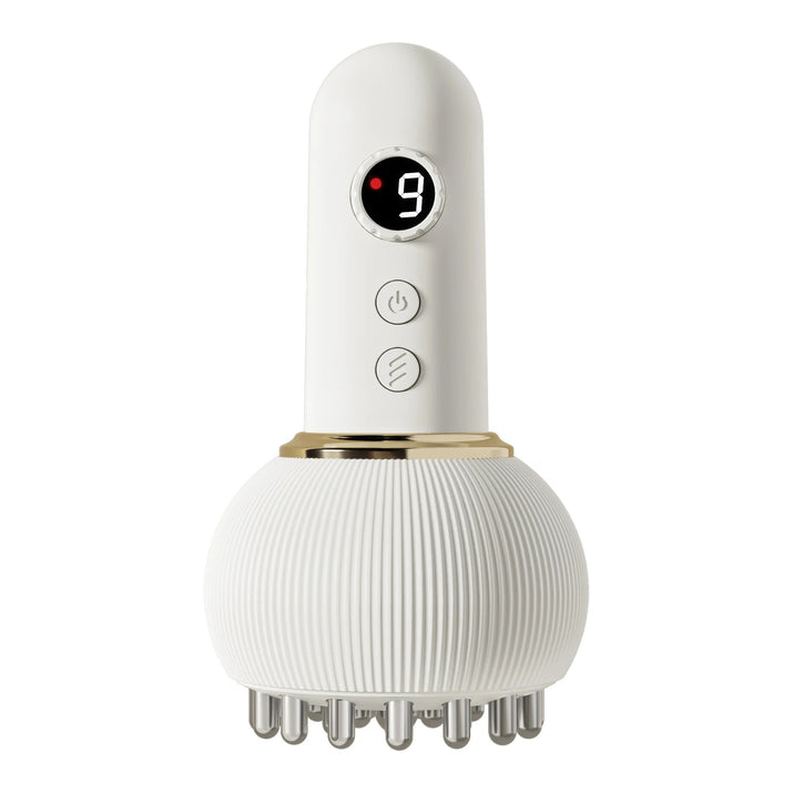 Electric Meridian Brush Lymphatic Drainage Massager for Limbs and Abdomen with Microcurrent, Heat, Vibration, and Light Therapy Zenithral